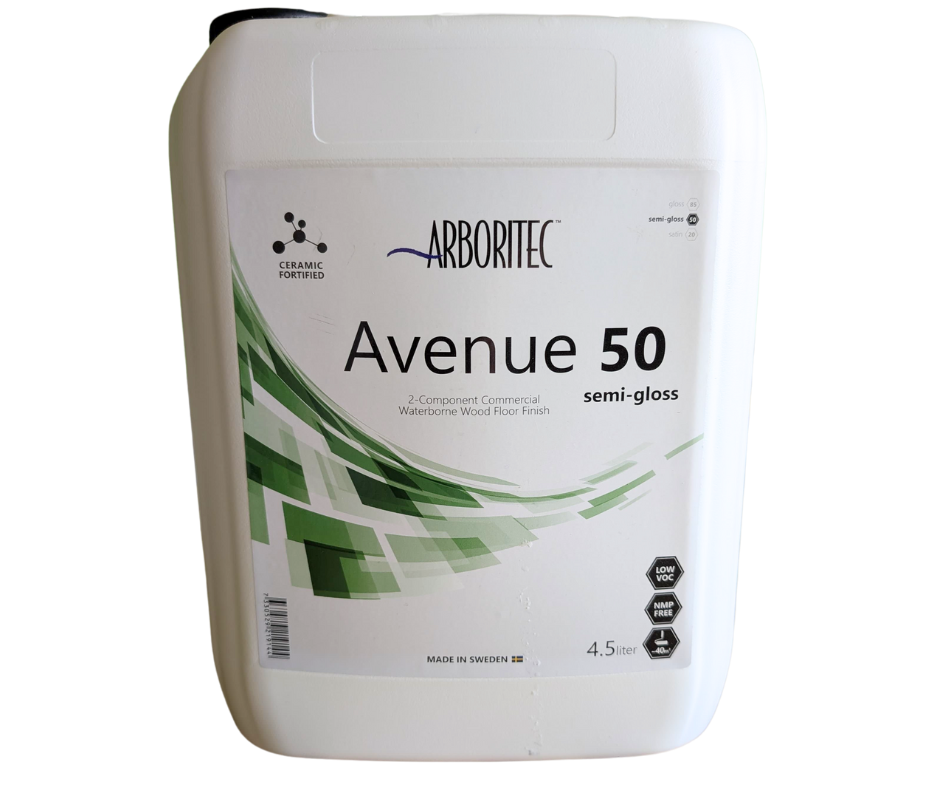 Arboritec Avenue 2K waterborne wood floor lacquer for heavy traffic