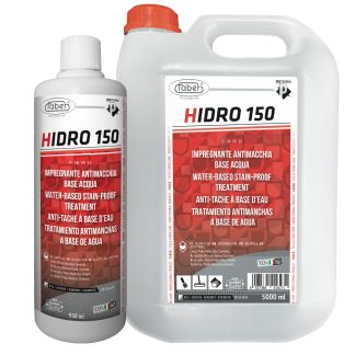 Faber Hidro 150 bottle – water-based stain-proof stone impregnator that forms an invisible barrier without altering colour or texture