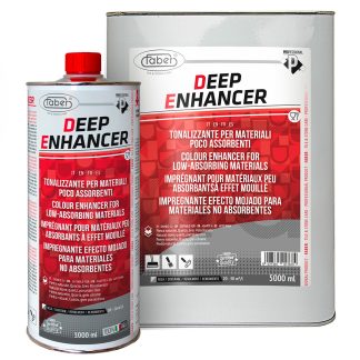Faber Deep Enhancer – penetrating matte-finish sealer that revives deep colour and provides stain- and water-proof protection for polished stone