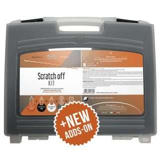 Faber Scratch Off Kit – Powerful Restoration Kit to Fix Scratches & Abrasions on Polished Porcelain Tiles | Light & Dark Treatment Options for Flawless Finish