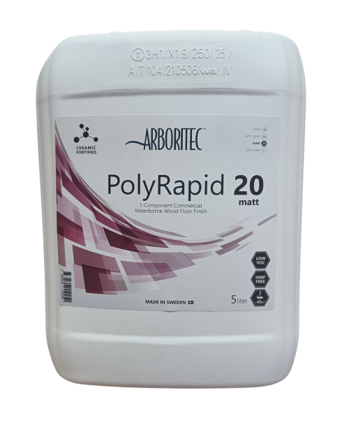 Arboritec PolyRapid high build 1K wood floor lacquer
