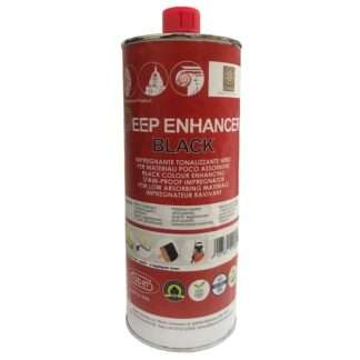 Faber Deep Enhancer Black 1Lt — Solvent-Based Black Pigment Impregnator for Low-Absorption Stone