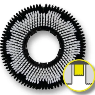 Hard scrubbing brush from Crobber for rotary floor machines